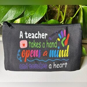 💜4for$20💜 Teacher Quote Pouch